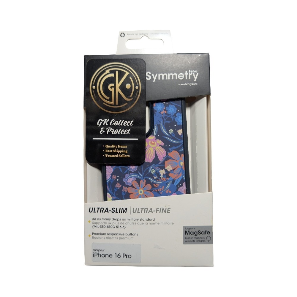 N6-N OtterBox Symmetry+‎ MagSafe Case For Apple iPhone 16 Pro - Fairy Fauna